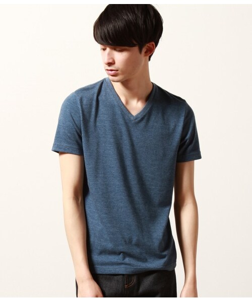 JUNRED（ジュンレッド）の「OILCAKE Vネック半袖Tシャツ（T