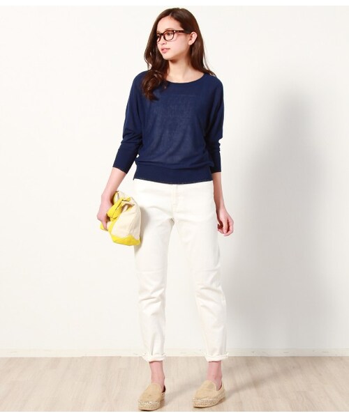 VIS(ビス)の「【WEB限定LLサイズ】スリムフィットデニムパンツ(パンツ・レディース・ホワイト/ネイビー/ブルー系・SS/S/M/L/LL)」の14枚目の写真