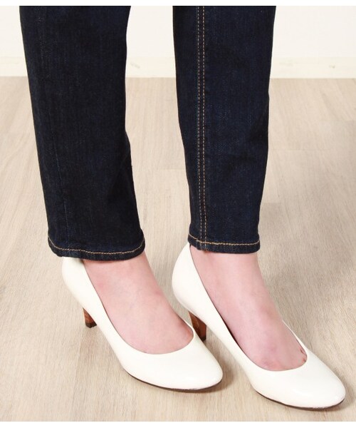 VIS(ビス)の「【WEB限定LLサイズ】スリムフィットデニムパンツ(パンツ・レディース・ホワイト/ネイビー/ブルー系・SS/S/M/L/LL)」の10枚目の写真