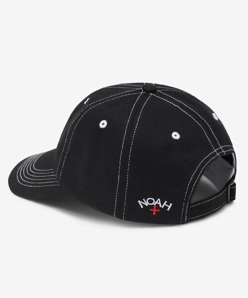 NOAH(ノア)の「Contrast Stitch 6-Panel(帽子・ブラック/(001)/フリー/在庫あり)」の3枚目の写真