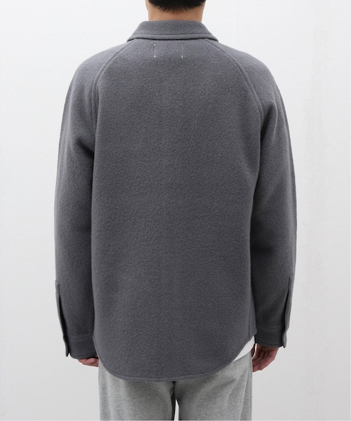 REIGNING CHAMP（レイニングチャンプ）の「BOILED WOOL WARDEN OVERSHIRT（ジャケット/アウター・ブラック/(001)/S/残り1点/M/在庫なし/L）」の7枚目の写真