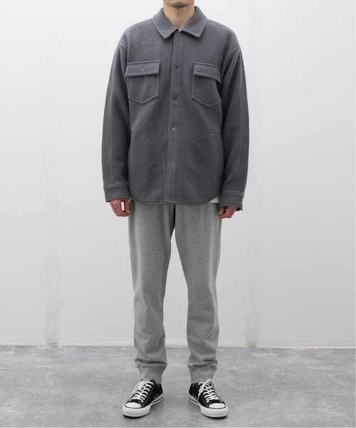 REIGNING CHAMP（レイニングチャンプ）の「BOILED WOOL WARDEN OVERSHIRT（ジャケット/アウター・ブラック/(001)/S/残り1点/M/在庫なし/L）」の3枚目の写真