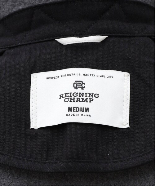 REIGNING CHAMP（レイニングチャンプ）の「BOILED WOOL WARDEN OVERSHIRT（ジャケット/アウター・ブラック/(001)/S/残り1点/M/在庫なし/L）」の20枚目の写真