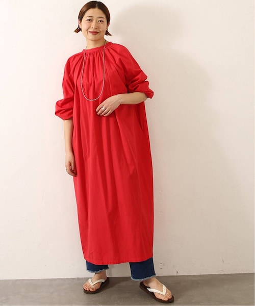 JOURNAL STANDARD LUXE CLワッシャー スキッパーワンピース JOURNAL STANDARD LUXE（ジャーナルスタンダード ラックス）の「《予約