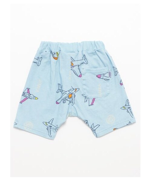 [ベビー]スカイトリッププリントTシャツパンツセット