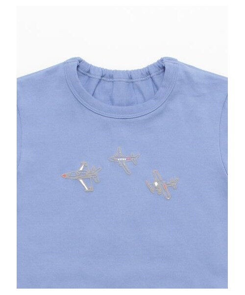 [ベビー]スカイトリッププリントTシャツパンツセット