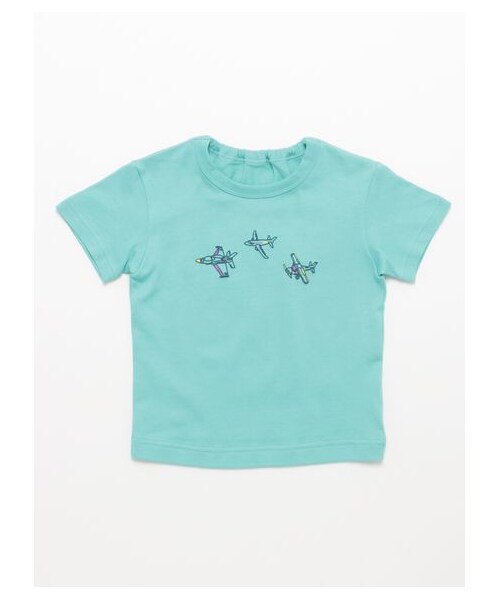 [ベビー]スカイトリッププリントTシャツパンツセット