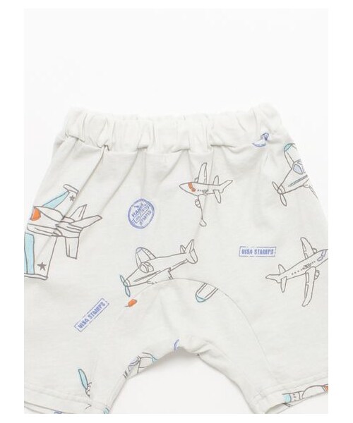 [ベビー]スカイトリッププリントTシャツパンツセット