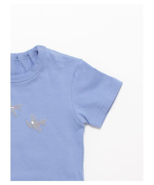 [ベビー]スカイトリッププリントTシャツパンツセット