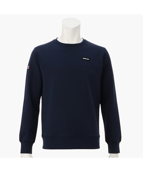 ブリーフィング 3DロゴBRIEFING 3D LOGO CREW NECK L ブリーフィング