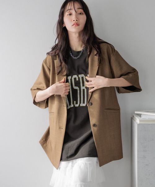 ローリーズファーム　バスケットジャケットSS ベージュ LOWRYS FARM｜【新色予約】バスケットジャケットSS | Rakuten