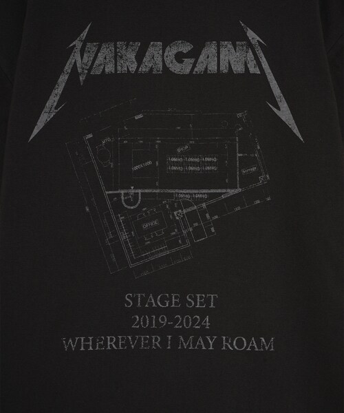 NAKAGAMI（ナカガミ）の「T-shirt（トップス・レディース・BLACK/01・0/01）」の5枚目の写真