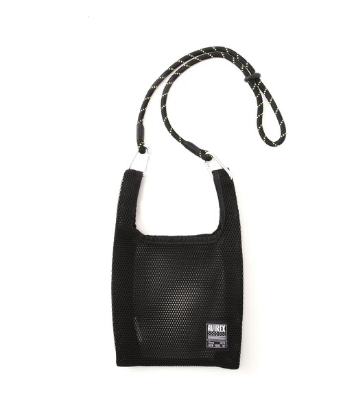 AVIREX（アヴィレックス）の「MESH 2WAY SHOULDER BAG/メッシュ2ウェイショルダーバッグ（バッグ・ブラック/ブルー/オレンジ・F）」の16枚目の写真
