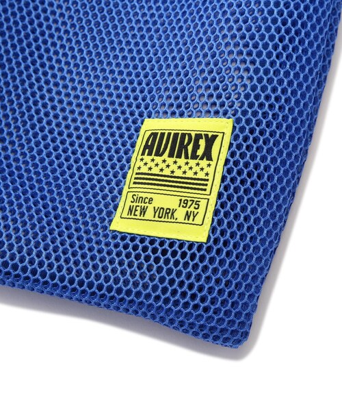 AVIREX（アヴィレックス）の「MESH 2WAY SHOULDER BAG/メッシュ2ウェイショルダーバッグ（バッグ・ブラック/ブルー/オレンジ・F）」の11枚目の写真