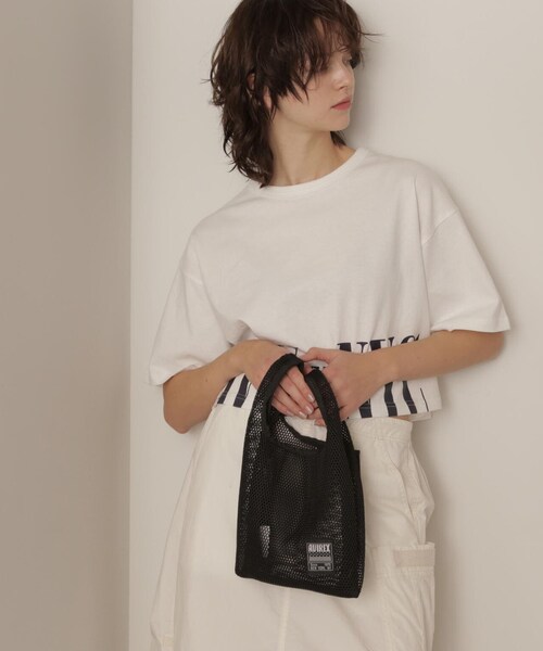 AVIREX（アヴィレックス）の「MESH 2WAY SHOULDER BAG/メッシュ2ウェイショルダーバッグ（バッグ・ブラック/ブルー/オレンジ・F）」の14枚目の写真