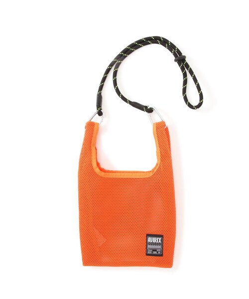 AVIREX（アヴィレックス）の「MESH 2WAY SHOULDER BAG/メッシュ2ウェイショルダーバッグ（バッグ・ブラック/ブルー/オレンジ・F）」の20枚目の写真