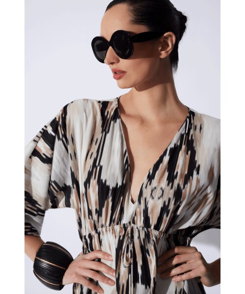 Josie Natori（ジョーシーナトリ）の「Ibiza Caftan（その他・レディース・Marina Blue/Regatta Combo/Neutral・XS/S/M/L/XL/XXL）」の4枚目の写真