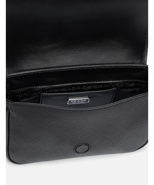 PRADA（プラダ）の「Saffiano Cuir Flap Crossbody Bag（その他・メンズ・Black）」の5枚目の写真