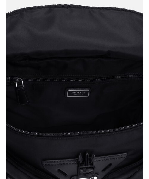 PRADA（プラダ）の「Re-Nylon and Leather Shoulder Bag（その他・メンズ・Black）」の5枚目の写真