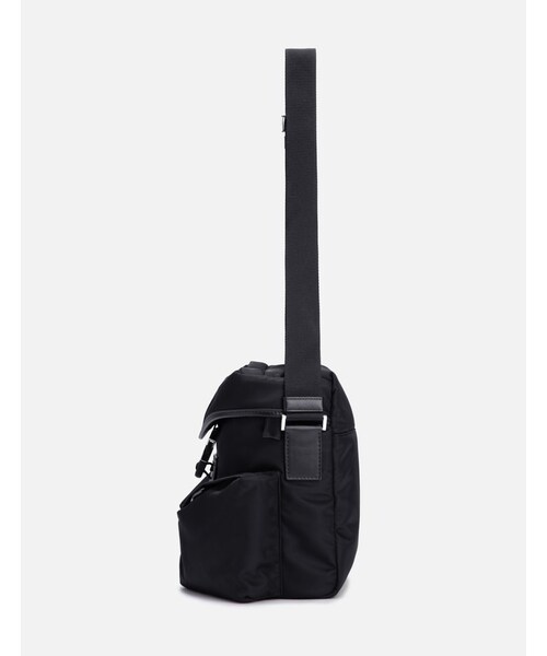 PRADA（プラダ）の「Re-Nylon and Leather Shoulder Bag（その他・メンズ・Black）」の2枚目の写真