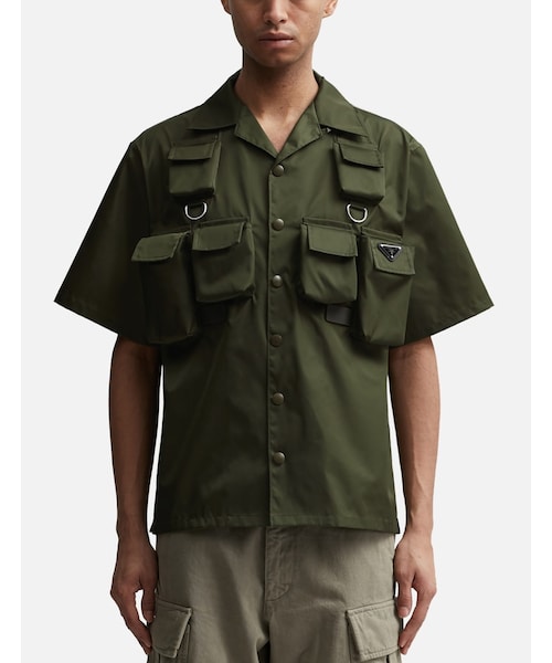 PRADA（プラダ）の「Short Sleeve Re-Nylon Shirt（その他・メンズ・Loden・S/M/L）」の3枚目の写真