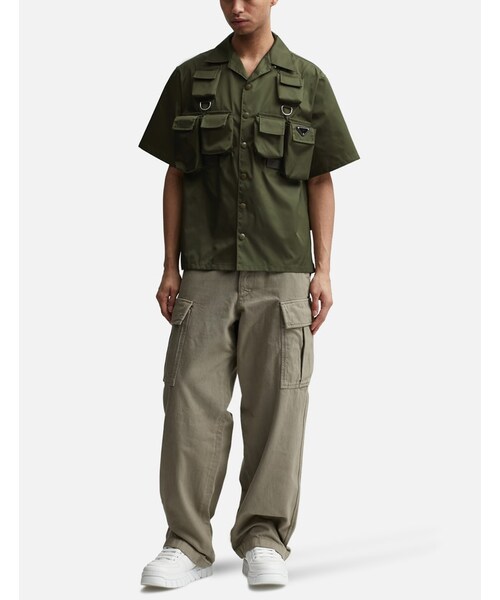 PRADA（プラダ）の「Short Sleeve Re-Nylon Shirt（その他・メンズ・Loden・S/M/L）」の5枚目の写真