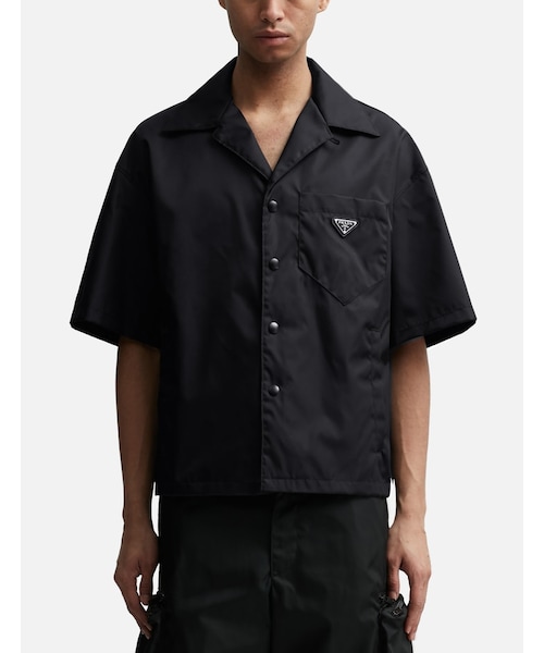 PRADA（プラダ）の「Re-Nylon Short Sleeve Shirt（その他・メンズ・Black・S/M/L）」の3枚目の写真