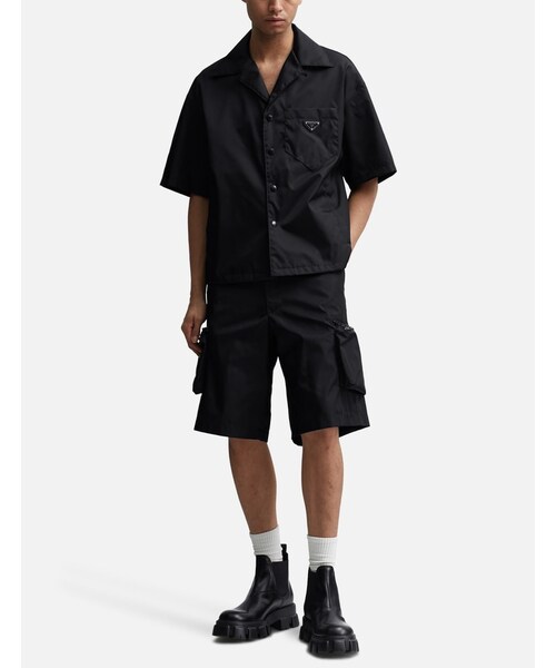 PRADA（プラダ）の「Re-Nylon Short Sleeve Shirt（その他・メンズ・Black・S/M/L）」の5枚目の写真