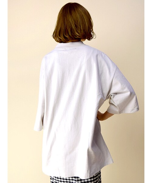 w closet（ダブルクローゼット）の「ビッグプルオーバー（その他・レディース・オフホワイト/グレー/ブラック/アイボリー×ブラック・FREE）」の7枚目の写真