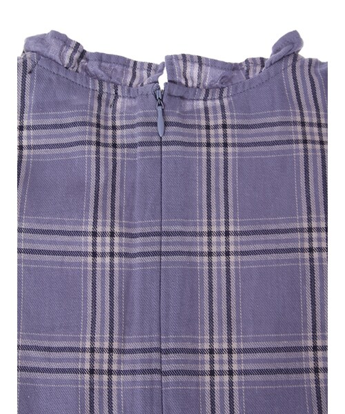 w closet（ダブルクローゼット）の「チェック柄フリルプルオーバー（トップス・レディース・ピンク/ブルー・FREE）」の8枚目の写真