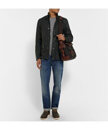BELSTAFF（ベルスタッフ）の「Bromfield Leather-Trimmed Waxed