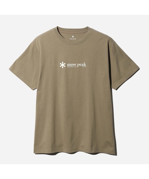 Snow Peak(スノーピーク)の「SOFT COTTON LOGO T-SHIRT - PUTTY - the great divide(その他・メンズ・other・M/L/XL)」の1枚目の写真