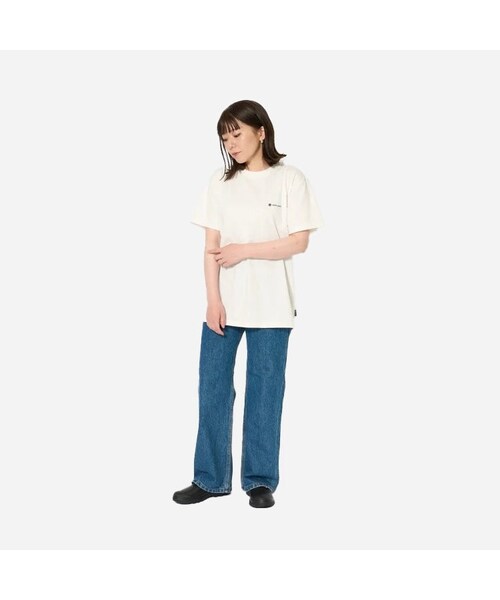 Snow Peak（スノーピーク）の「SOFT COTTON LOGO T-SHIRT - WHITE - the great divide（その他・メンズ・other・L/XL/M）」の2枚目の写真