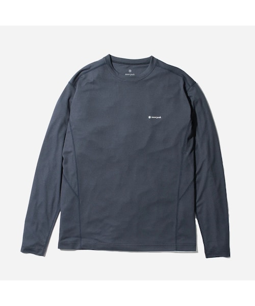 Snow Peak(スノーピーク)の「PE POWER DRY T-SHIRT - NAVY - the great divide(その他・メンズ・other・M/L/XL)」の1枚目の写真