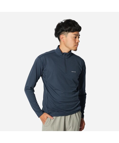 Snow Peak(スノーピーク)の「PE POWER DRY HALF ZIP PULLOVER - NAVY - the great divide(その他・メンズ・other・M/L/XL)」の3枚目の写真