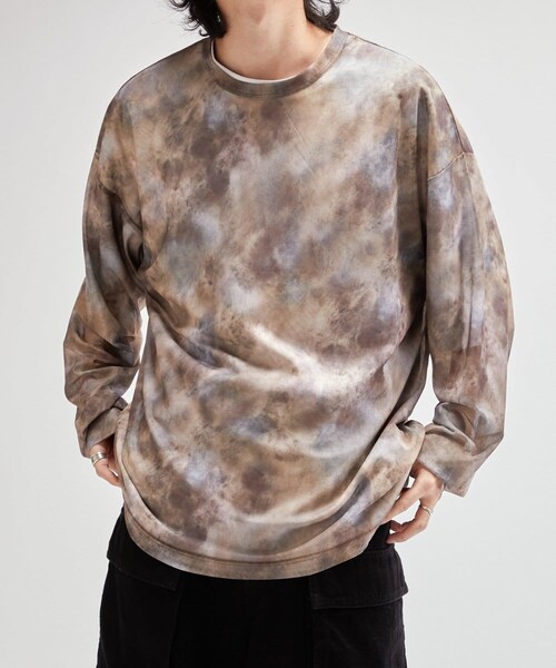 Lui's（ルイス）の「タイダイパワーメッシュロンT（Tシャツ/カットソー