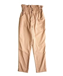 paravion | ハイウエストフリルツルツルパンツ(パンツ)