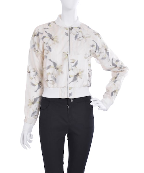 dazzlin（ダズリン）の「【dazzlin】ストライプ花柄オーガンジー