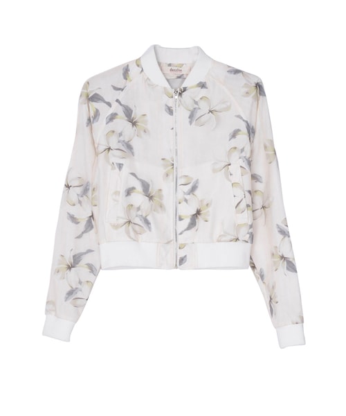 dazzlin（ダズリン）の「【dazzlin】ストライプ花柄オーガンジー