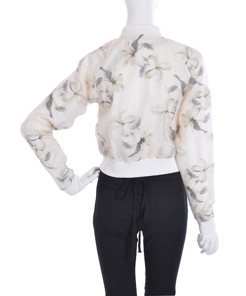 メゾンドドルチェ　オーガンジーブルゾン　ホワイト ブークレドルマンブルゾン(38 IVORY): アウター｜PMbox P&M OFFICIAL