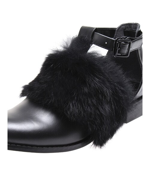 EMODA（エモダ）の「fur BELT SHOES（シューズ・レディース・ブラック・S/M/L）」の8枚目の写真