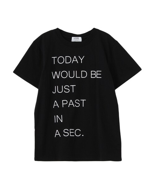GYDA（ジェイダ）の「TODAY…Tシャツ（トップス・レディース・オフホワイト/ブラック/ネイビー・F）」の2枚目の写真