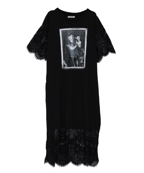 jouetie（ジュエティ）の「GUNS N ROSES ワンピース（ワンピース/ドレス・レディース・オフホワイト/ブラック）」の2枚目の写真