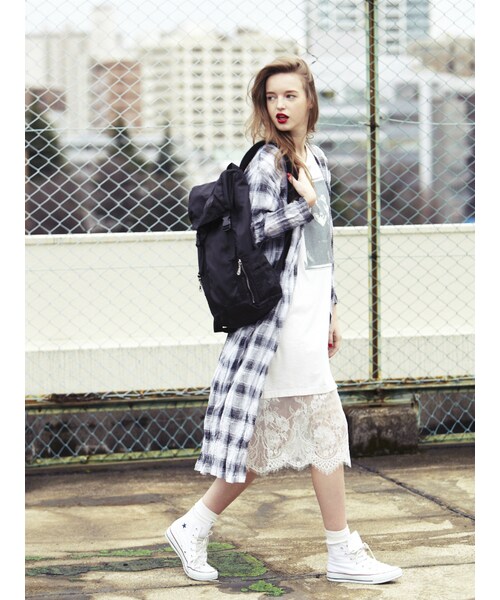 jouetie（ジュエティ）の「GUNS N ROSES ワンピース（ワンピース/ドレス・レディース・オフホワイト/ブラック）」の3枚目の写真