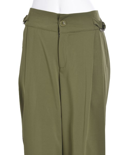 jouetie（ジュエティ）の「サイドバックルワイドパンツ（パンツ・レディース・オフホワイト/ブラック/カーキ）」の9枚目の写真