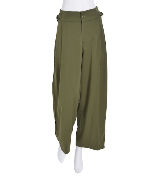 jouetie（ジュエティ）の「サイドバックルワイドパンツ（パンツ・レディース・オフホワイト/ブラック/カーキ）」の5枚目の写真