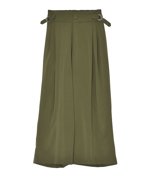 jouetie（ジュエティ）の「サイドバックルワイドパンツ（パンツ・レディース・オフホワイト/ブラック/カーキ）」の3枚目の写真