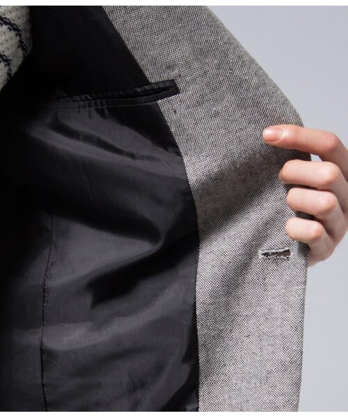 JUNRED（ジュンレッド）の「【先行予約】メンアサオックスジャケット（ジャケット/アウター・メンズ・グレー/ホワイト・0/1/2/3）」の11枚目の写真