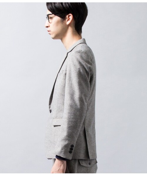 JUNRED（ジュンレッド）の「【先行予約】メンアサオックスジャケット（ジャケット/アウター・メンズ・グレー/ホワイト・0/1/2/3）」の4枚目の写真