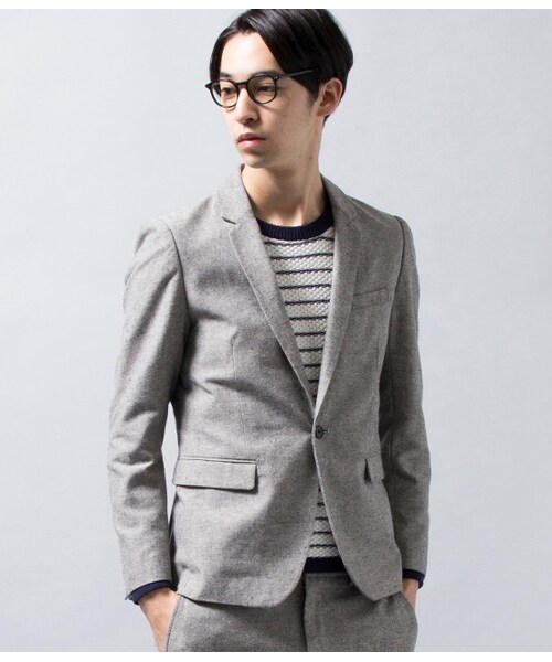 JUNRED（ジュンレッド）の「【先行予約】メンアサオックスジャケット（ジャケット/アウター・メンズ・グレー/ホワイト・0/1/2/3）」の12枚目の写真